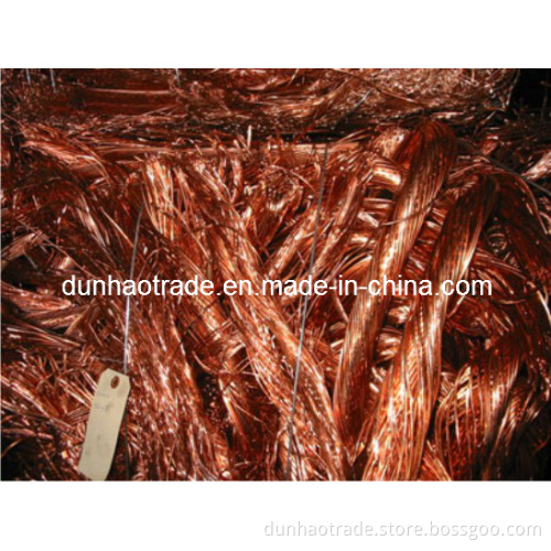 High Quality Copper Wire Scrap 99.9% Manufacture (DH-099)